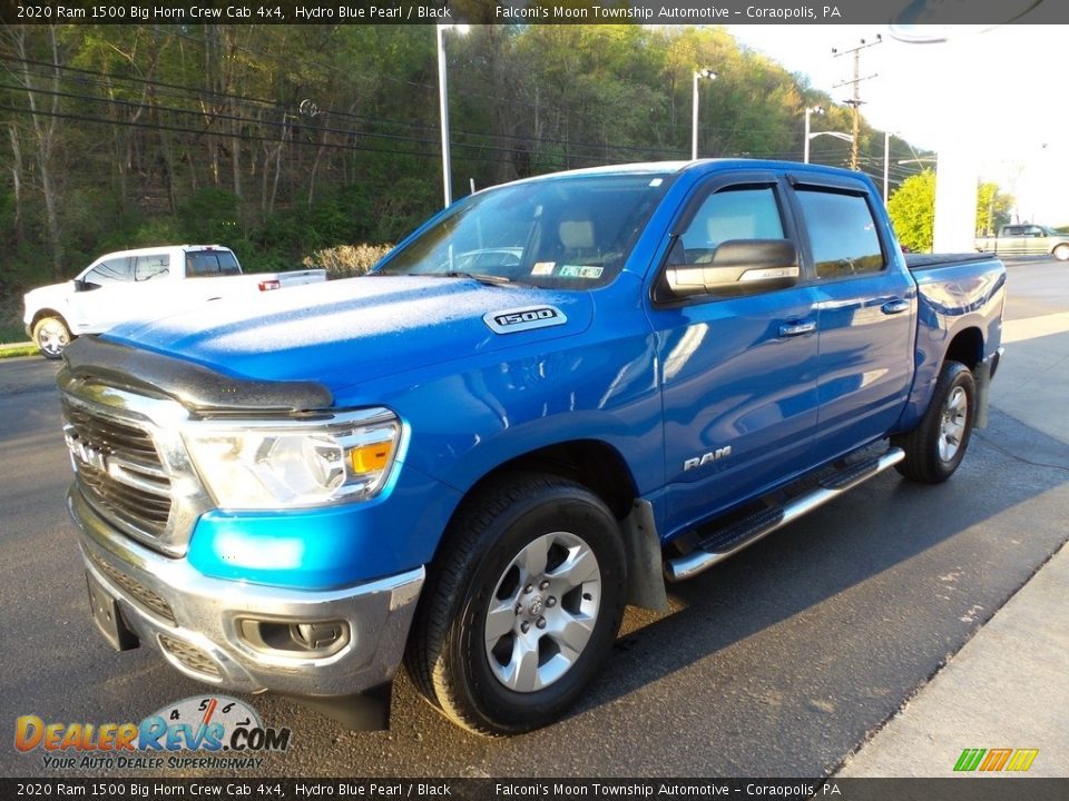 2020 Ram 1500 Big Horn Crew Cab 4x4 Hydro Blue Pearl / Black Photo #6