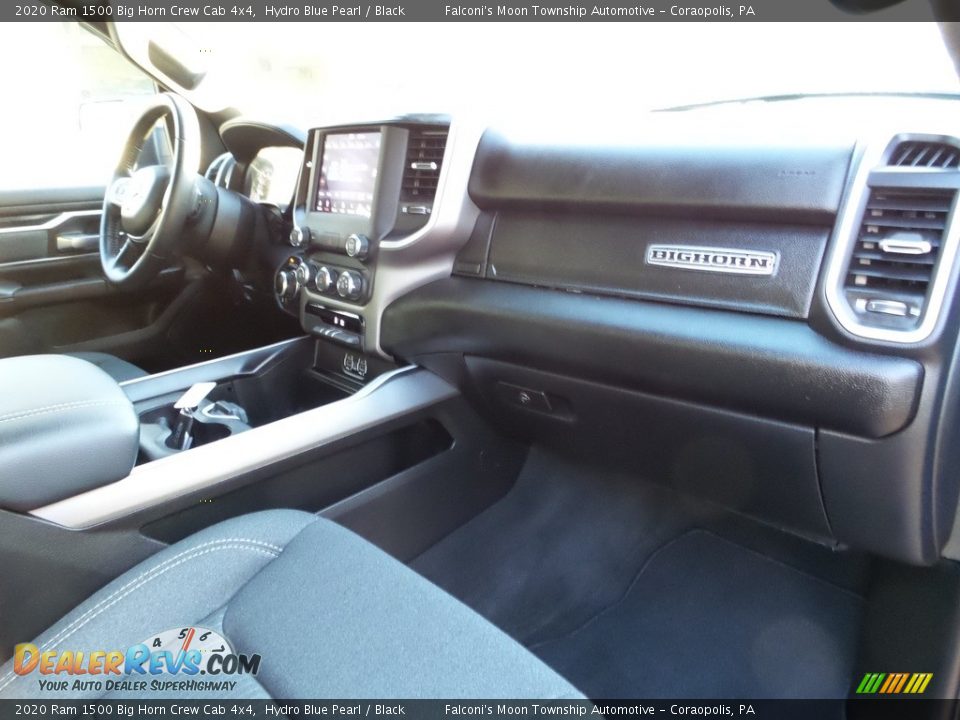 2020 Ram 1500 Big Horn Crew Cab 4x4 Hydro Blue Pearl / Black Photo #11