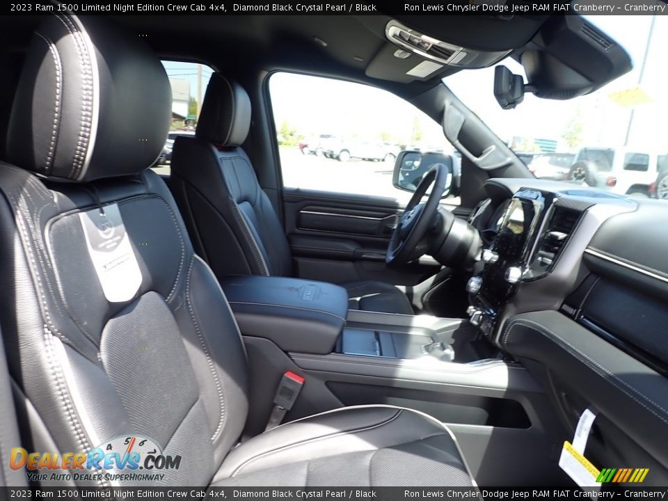 Front Seat of 2023 Ram 1500 Limited Night Edition Crew Cab 4x4 Photo #11