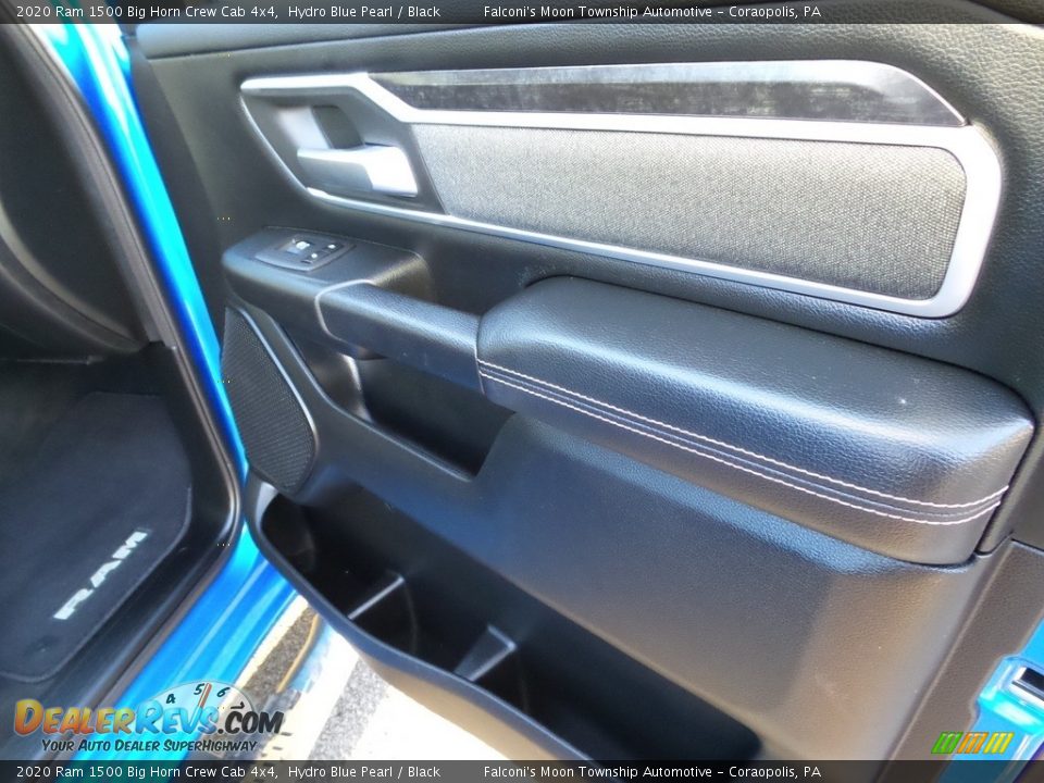 2020 Ram 1500 Big Horn Crew Cab 4x4 Hydro Blue Pearl / Black Photo #14