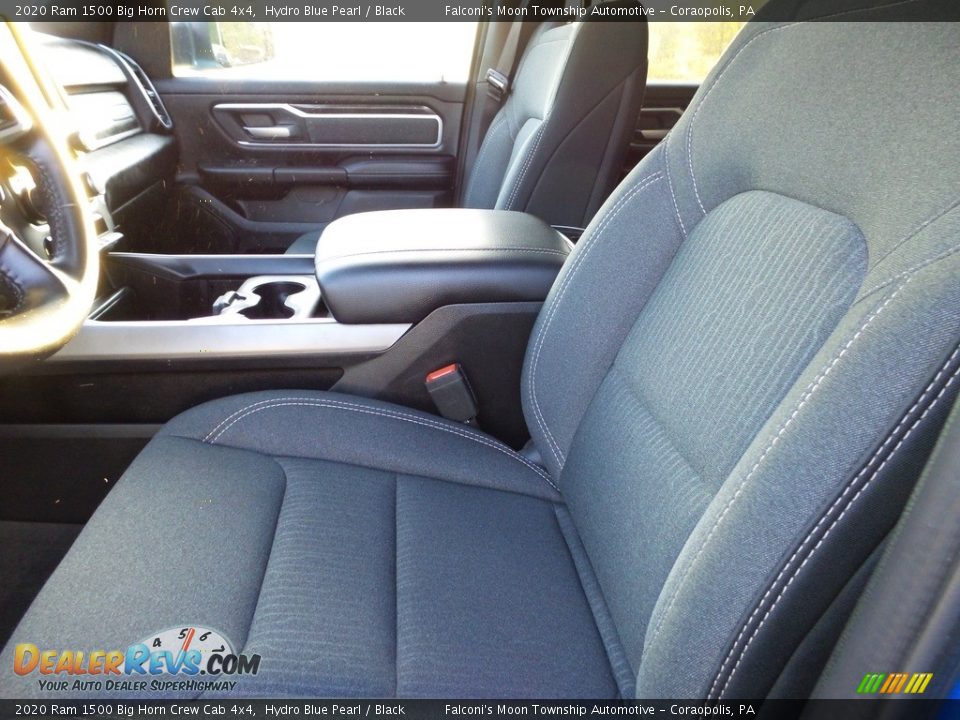 2020 Ram 1500 Big Horn Crew Cab 4x4 Hydro Blue Pearl / Black Photo #16