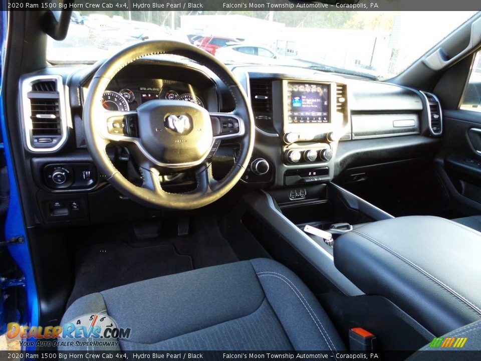 2020 Ram 1500 Big Horn Crew Cab 4x4 Hydro Blue Pearl / Black Photo #18