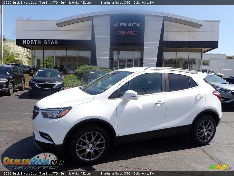 2019 Buick Encore Sport Touring AWD Summit White / Ebony Photo #1