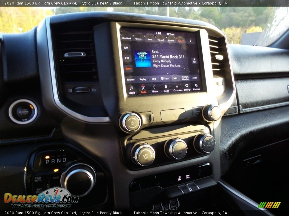 2020 Ram 1500 Big Horn Crew Cab 4x4 Hydro Blue Pearl / Black Photo #21