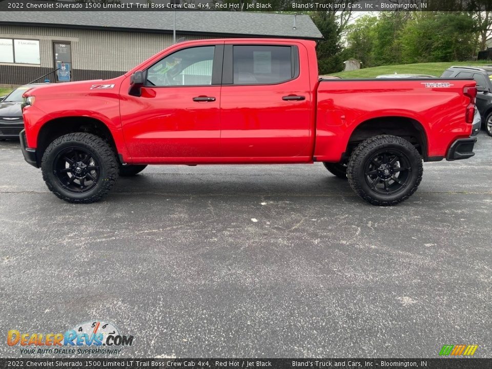 Red Hot 2022 Chevrolet Silverado 1500 Limited LT Trail Boss Crew Cab 4x4 Photo #2