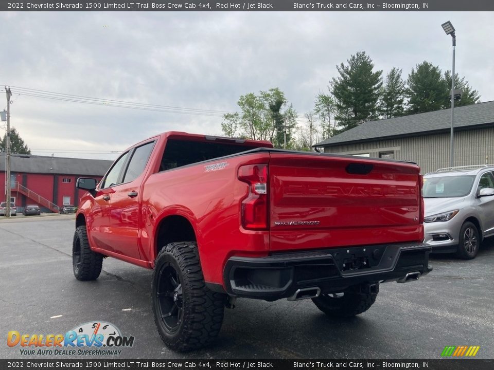 2022 Chevrolet Silverado 1500 Limited LT Trail Boss Crew Cab 4x4 Red Hot / Jet Black Photo #5