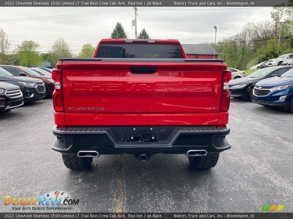 2022 Chevrolet Silverado 1500 Limited LT Trail Boss Crew Cab 4x4 Red Hot / Jet Black Photo #6