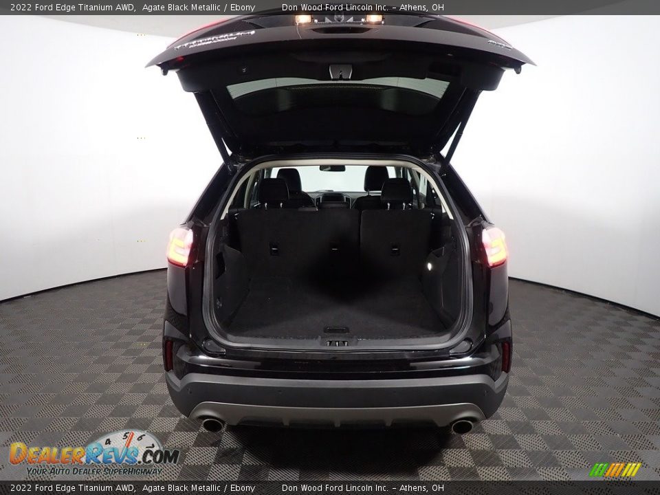 2022 Ford Edge Titanium AWD Agate Black Metallic / Ebony Photo #15