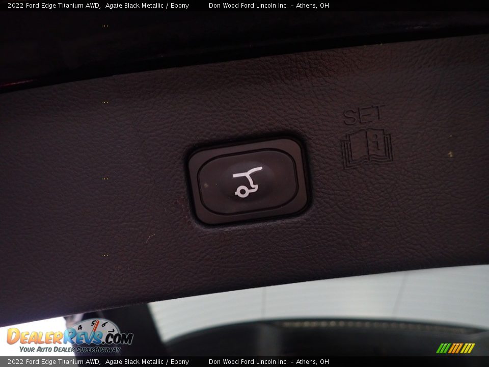 2022 Ford Edge Titanium AWD Agate Black Metallic / Ebony Photo #16