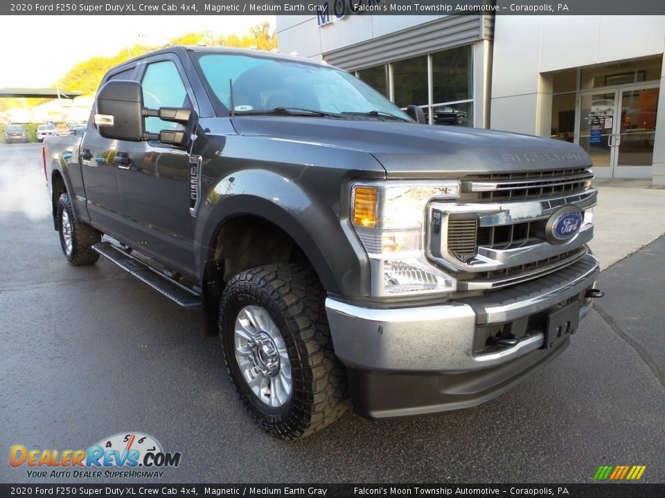 2020 Ford F250 Super Duty XL Crew Cab 4x4 Magnetic / Medium Earth Gray Photo #8