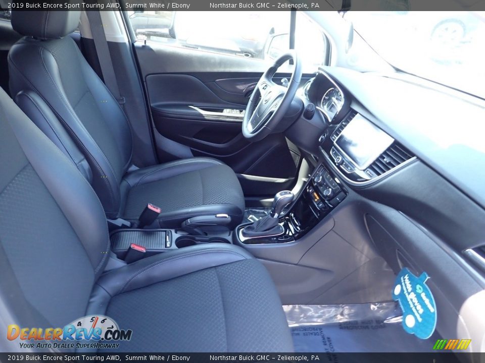 Front Seat of 2019 Buick Encore Sport Touring AWD Photo #15