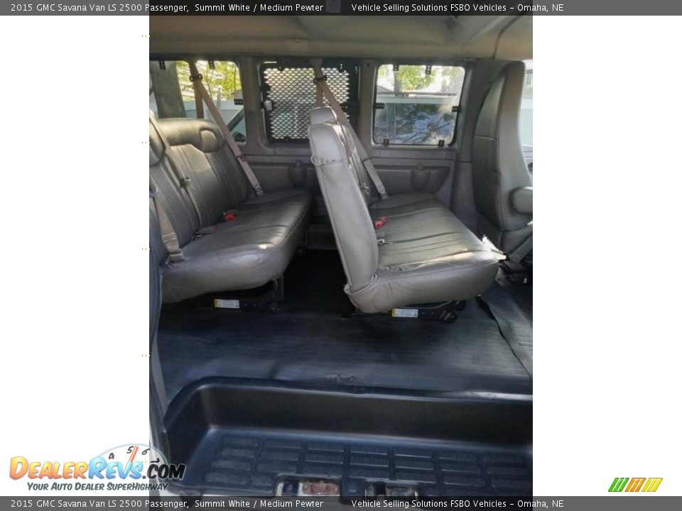 2015 GMC Savana Van LS 2500 Passenger Summit White / Medium Pewter Photo #4