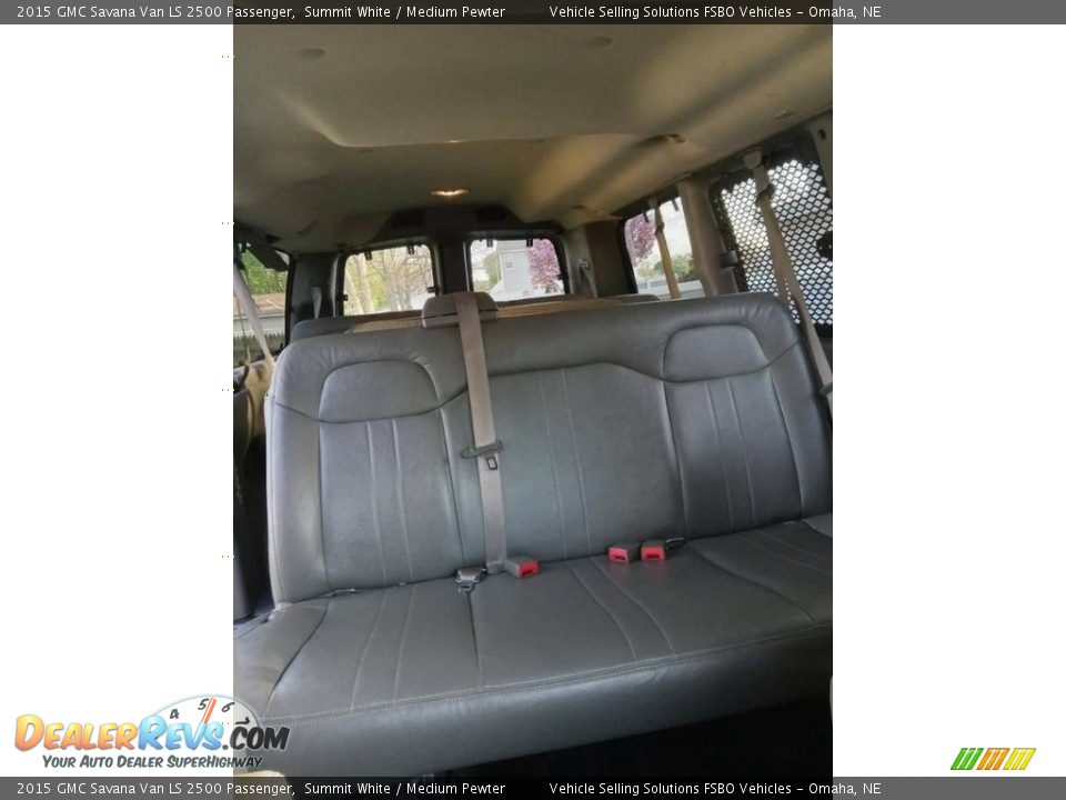 2015 GMC Savana Van LS 2500 Passenger Summit White / Medium Pewter Photo #6