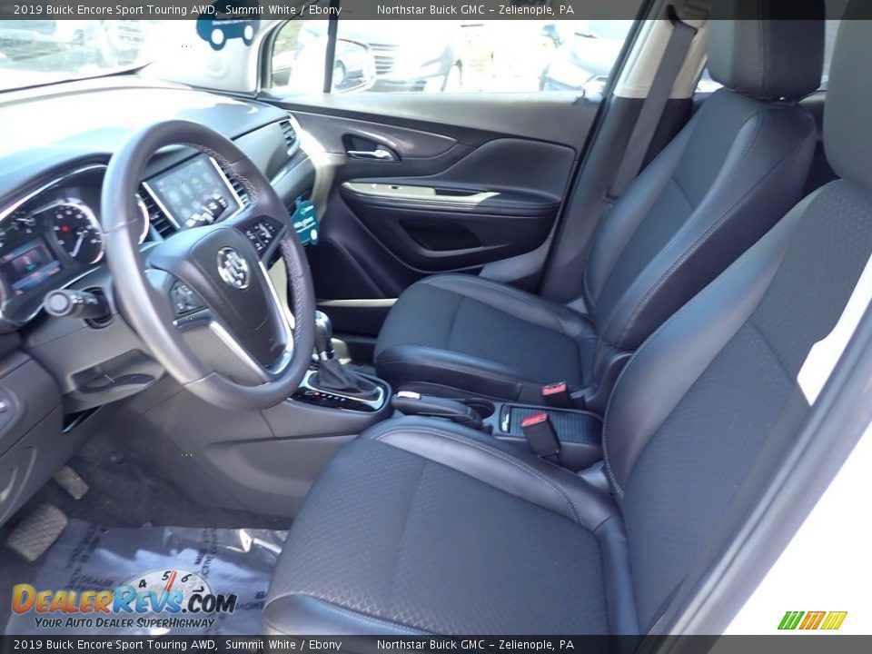 Front Seat of 2019 Buick Encore Sport Touring AWD Photo #19