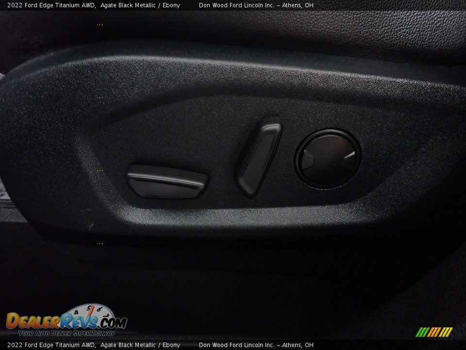 2022 Ford Edge Titanium AWD Agate Black Metallic / Ebony Photo #24