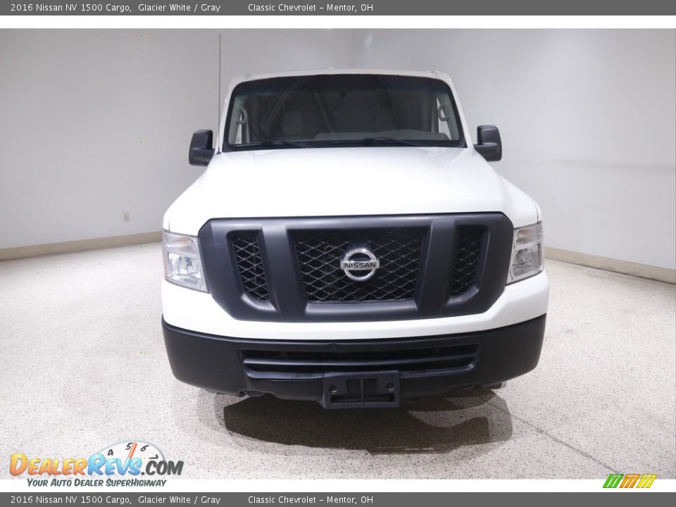 2016 Nissan NV 1500 Cargo Glacier White / Gray Photo #2