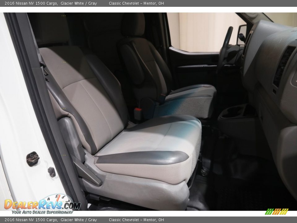 2016 Nissan NV 1500 Cargo Glacier White / Gray Photo #11