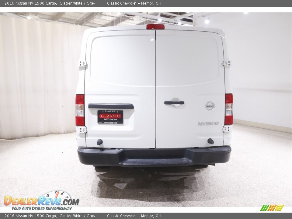 2016 Nissan NV 1500 Cargo Glacier White / Gray Photo #13