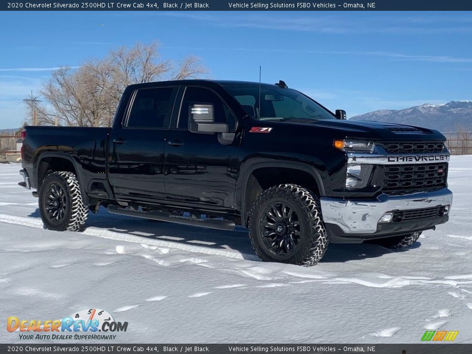 2020 Chevrolet Silverado 2500HD LT Crew Cab 4x4 Black / Jet Black Photo #1