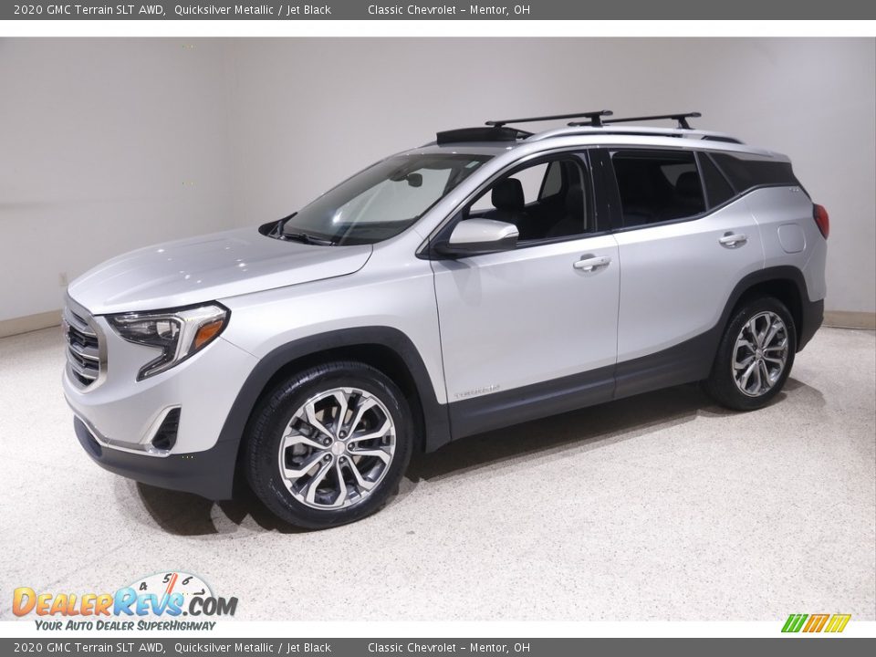 2020 GMC Terrain SLT AWD Quicksilver Metallic / Jet Black Photo #3