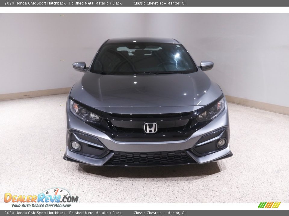 2020 Honda Civic Sport Hatchback Polished Metal Metallic / Black Photo #2