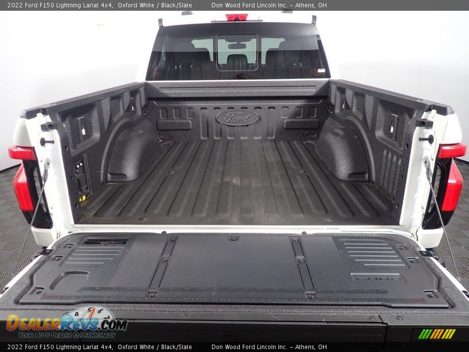 2022 Ford F150 Lightning Lariat 4x4 Oxford White / Black/Slate Photo #15