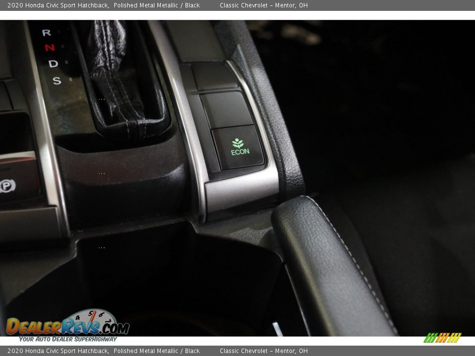 2020 Honda Civic Sport Hatchback Polished Metal Metallic / Black Photo #14