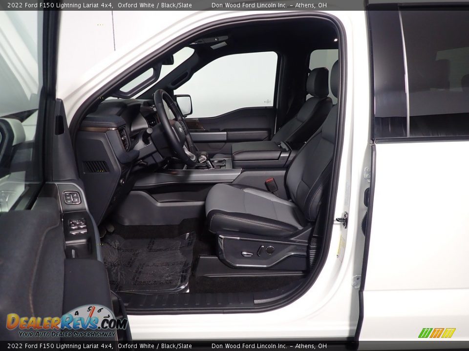 Front Seat of 2022 Ford F150 Lightning Lariat 4x4 Photo #21