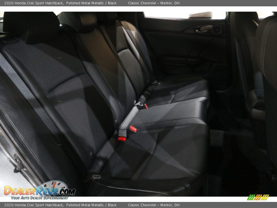 2020 Honda Civic Sport Hatchback Polished Metal Metallic / Black Photo #16