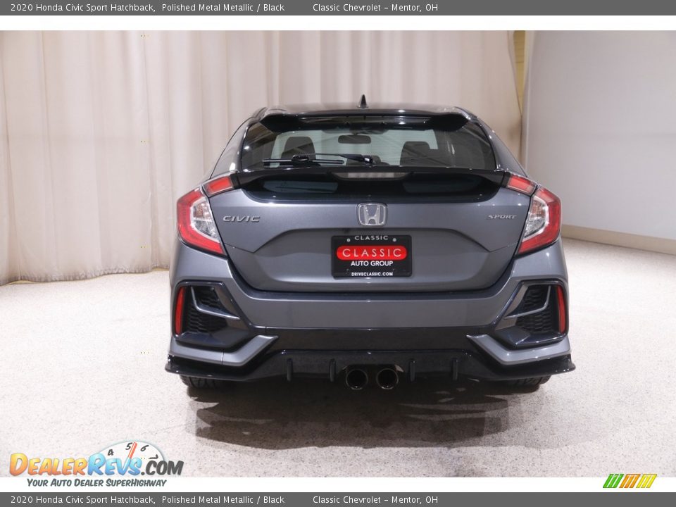 2020 Honda Civic Sport Hatchback Polished Metal Metallic / Black Photo #18