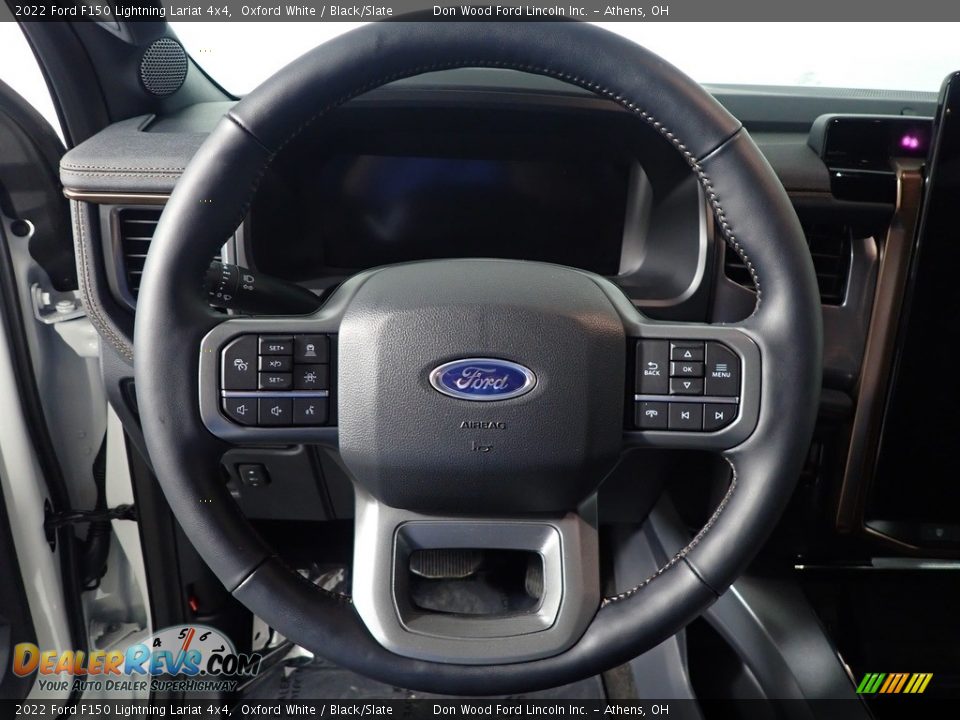 2022 Ford F150 Lightning Lariat 4x4 Steering Wheel Photo #26