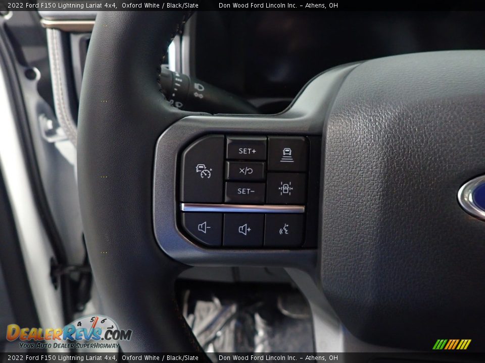 2022 Ford F150 Lightning Lariat 4x4 Steering Wheel Photo #28
