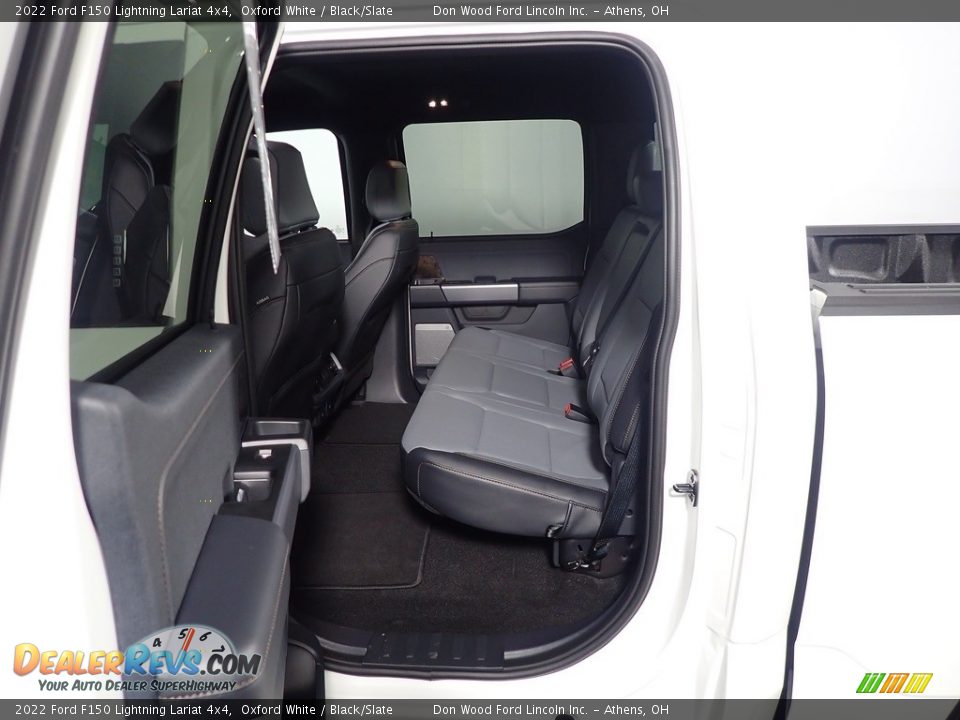 Rear Seat of 2022 Ford F150 Lightning Lariat 4x4 Photo #34