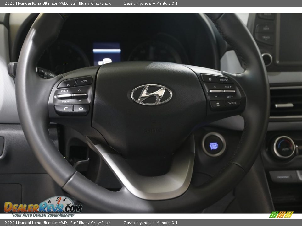 2020 Hyundai Kona Ultimate AWD Steering Wheel Photo #7