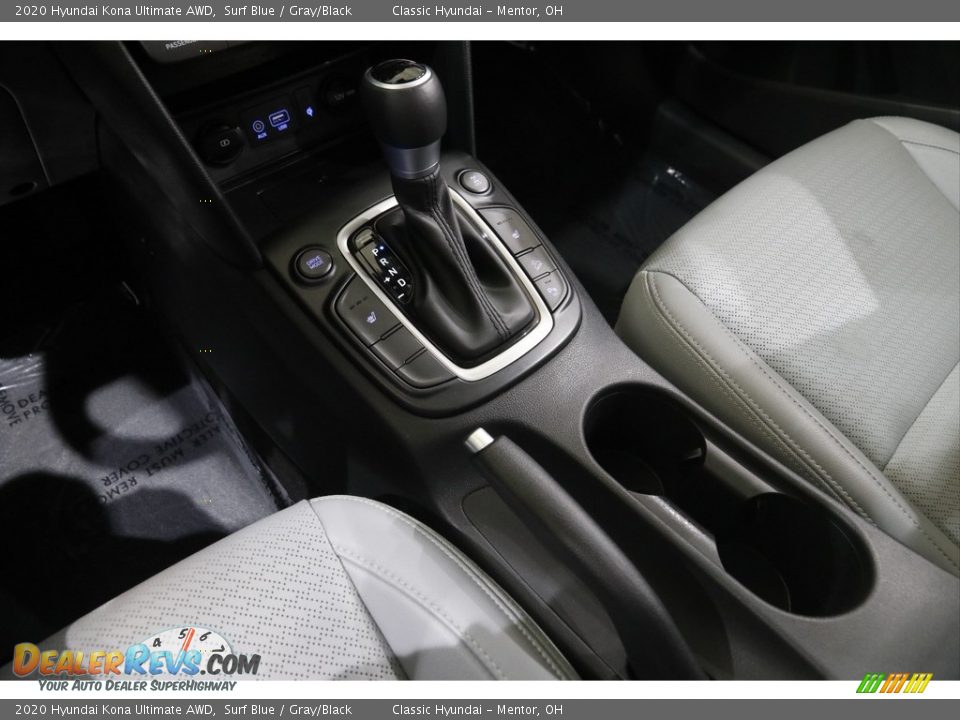 2020 Hyundai Kona Ultimate AWD Surf Blue / Gray/Black Photo #15