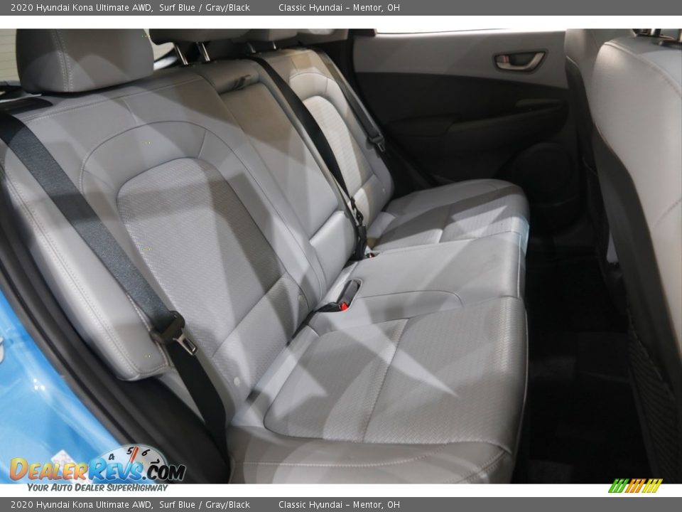 2020 Hyundai Kona Ultimate AWD Surf Blue / Gray/Black Photo #17