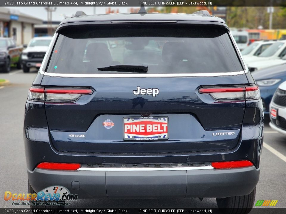 2023 Jeep Grand Cherokee L Limited 4x4 Midnight Sky / Global Black Photo #5