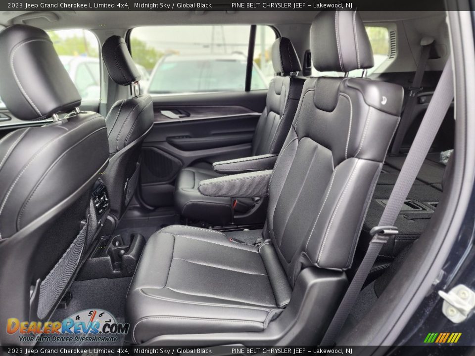 2023 Jeep Grand Cherokee L Limited 4x4 Midnight Sky / Global Black Photo #6
