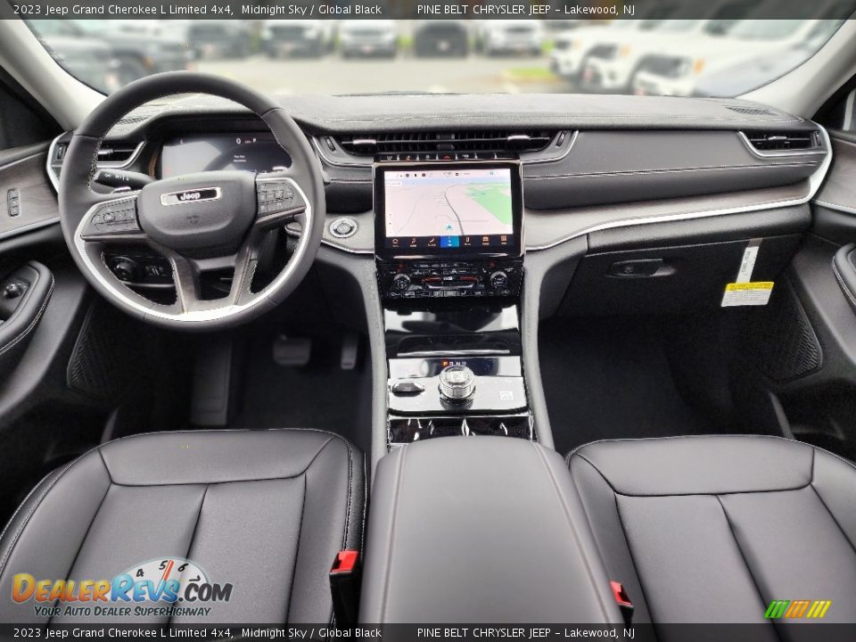 2023 Jeep Grand Cherokee L Limited 4x4 Midnight Sky / Global Black Photo #7