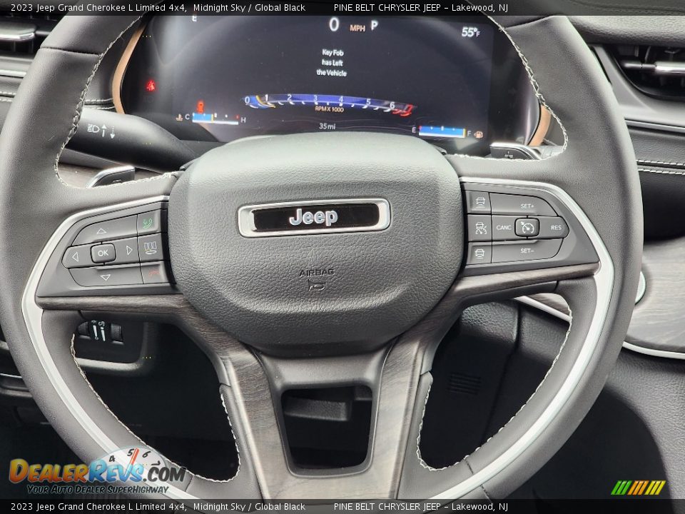 2023 Jeep Grand Cherokee L Limited 4x4 Midnight Sky / Global Black Photo #8