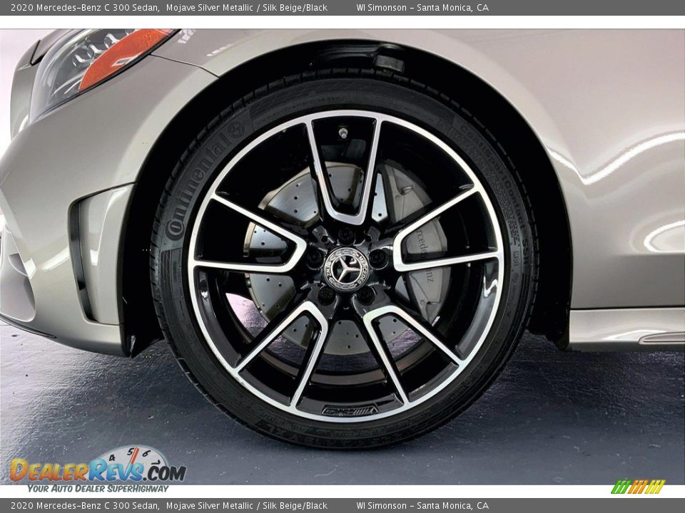 2020 Mercedes-Benz C 300 Sedan Mojave Silver Metallic / Silk Beige/Black Photo #8