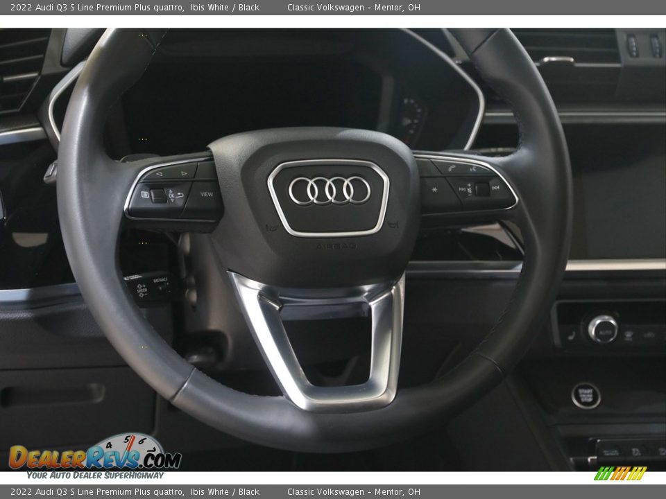2022 Audi Q3 S Line Premium Plus quattro Steering Wheel Photo #10
