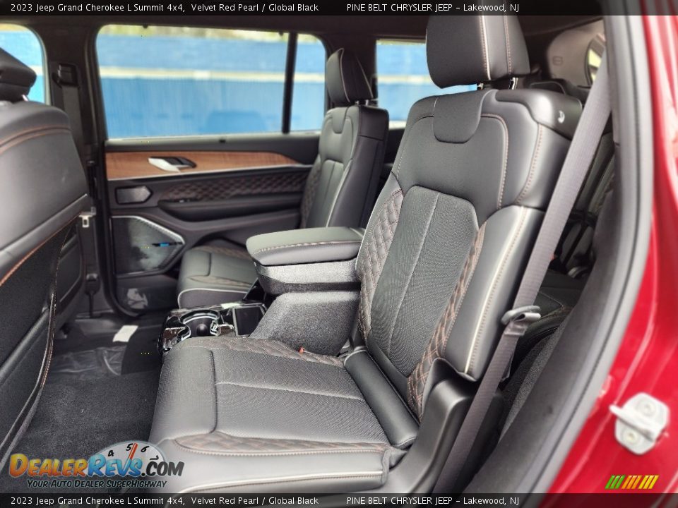 Rear Seat of 2023 Jeep Grand Cherokee L Summit 4x4 Photo #6