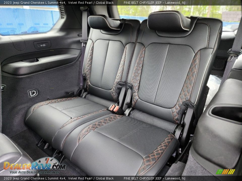 Rear Seat of 2023 Jeep Grand Cherokee L Summit 4x4 Photo #7