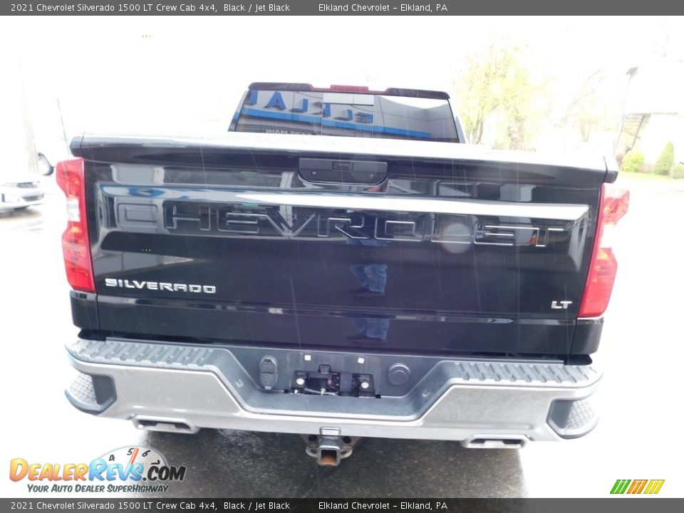 2021 Chevrolet Silverado 1500 LT Crew Cab 4x4 Black / Jet Black Photo #11