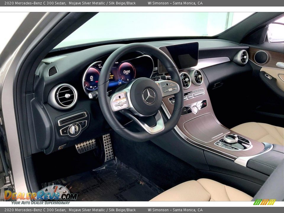 2020 Mercedes-Benz C 300 Sedan Mojave Silver Metallic / Silk Beige/Black Photo #14
