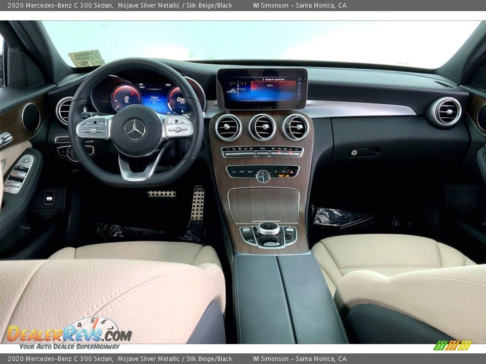 2020 Mercedes-Benz C 300 Sedan Mojave Silver Metallic / Silk Beige/Black Photo #15