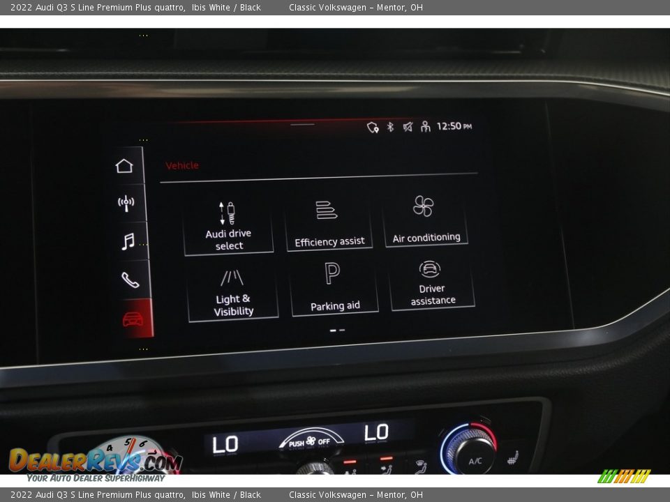 Controls of 2022 Audi Q3 S Line Premium Plus quattro Photo #15