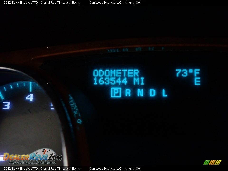 2012 Buick Enclave AWD Crystal Red Tintcoat / Ebony Photo #23