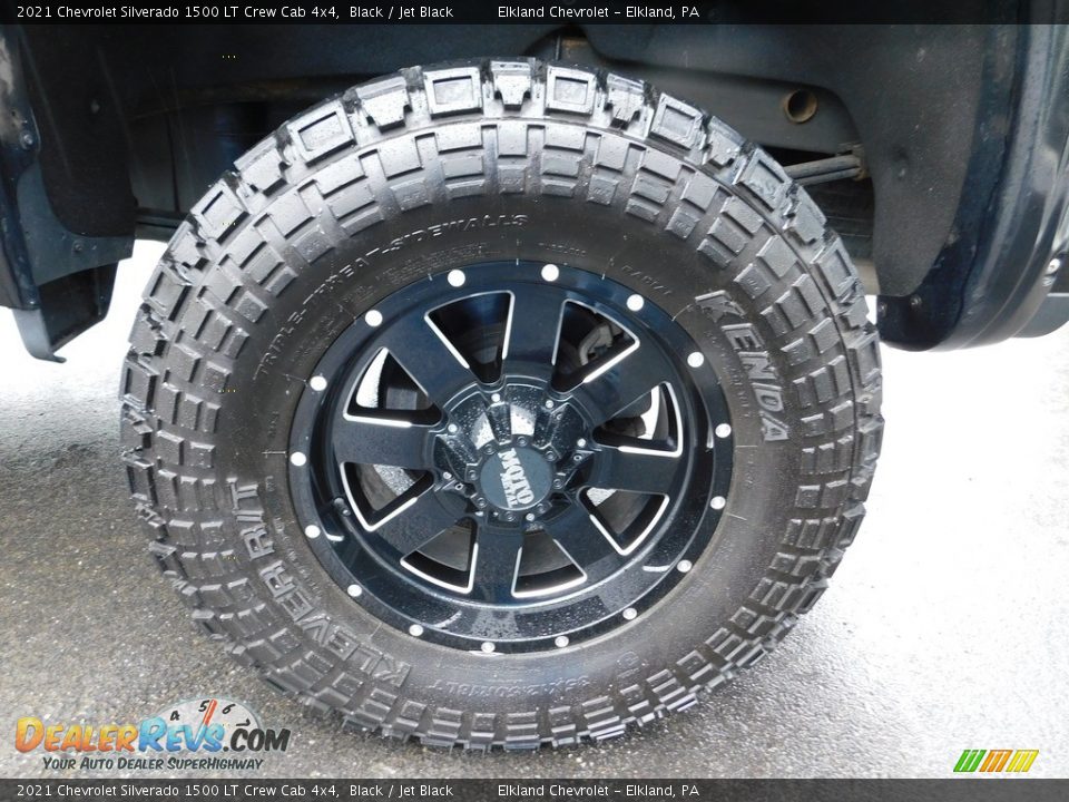 2021 Chevrolet Silverado 1500 LT Crew Cab 4x4 Black / Jet Black Photo #15